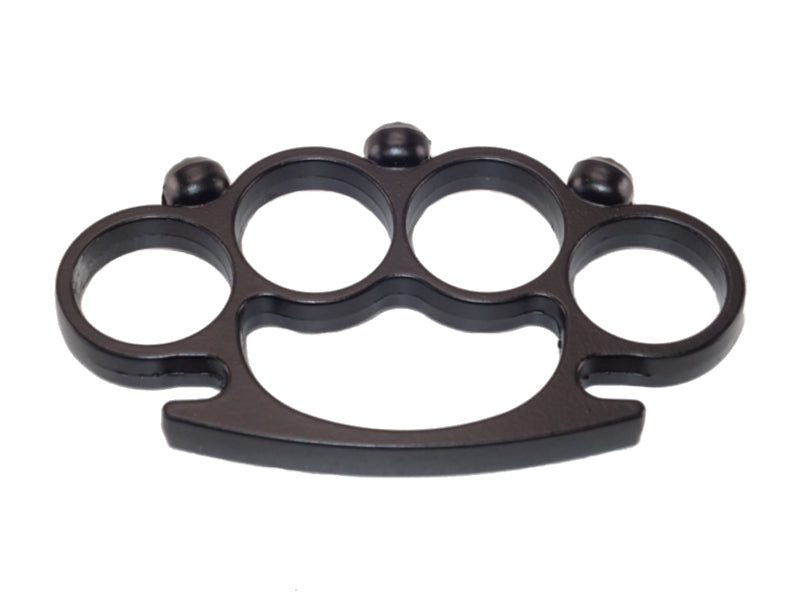 Black 3 Skull Metal Knuckle Duster