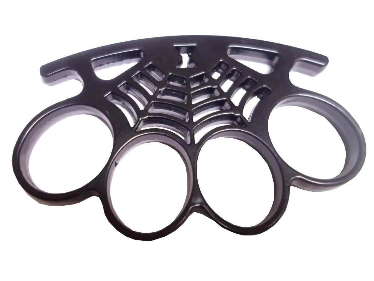 Poing américain Spider Metal Noir 140gr