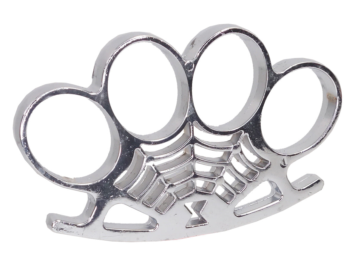 Spider Metal Chrome Knuckle Duster 140gr