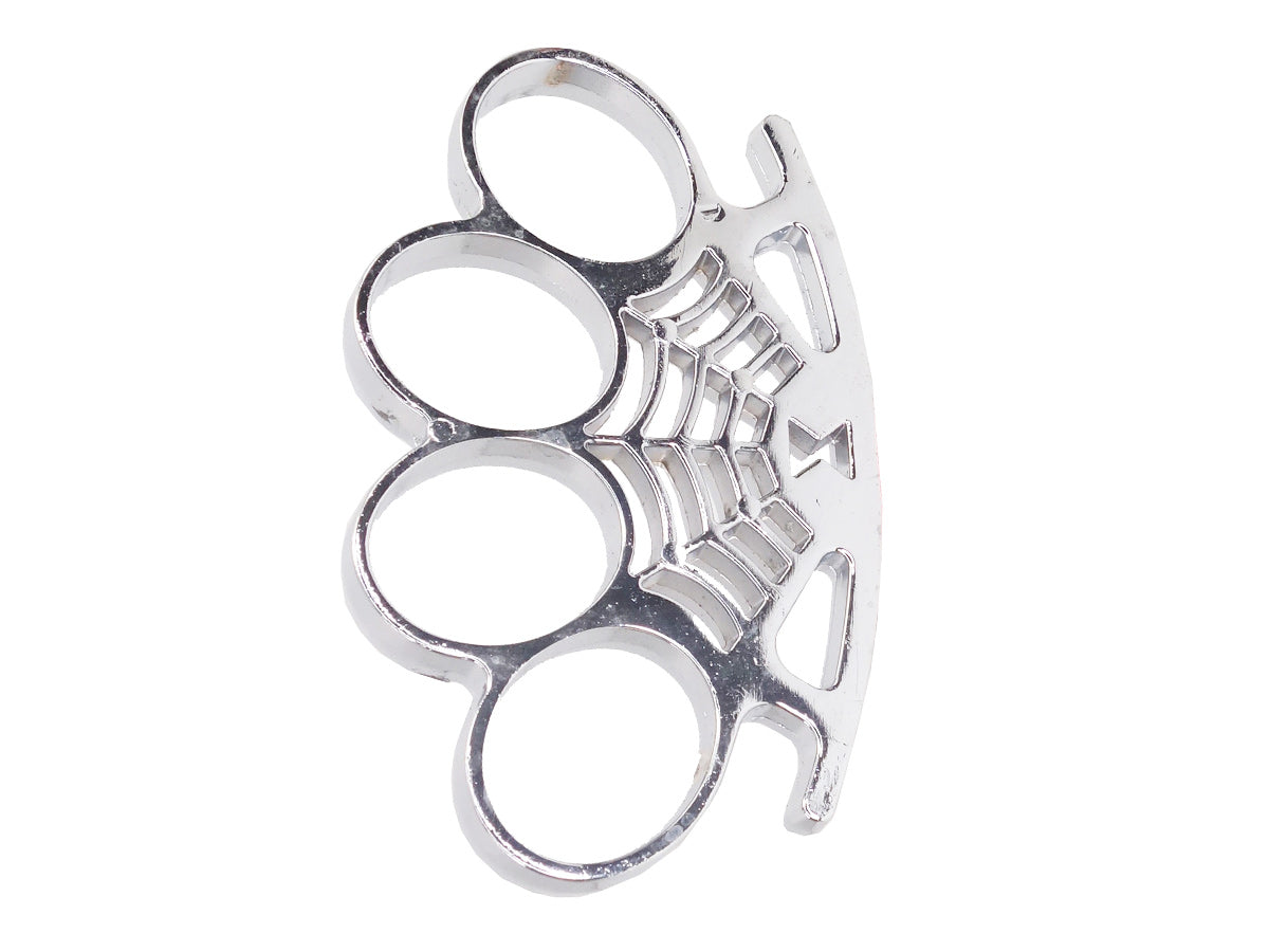 Spider Metal Chrome Knuckle Duster 140gr