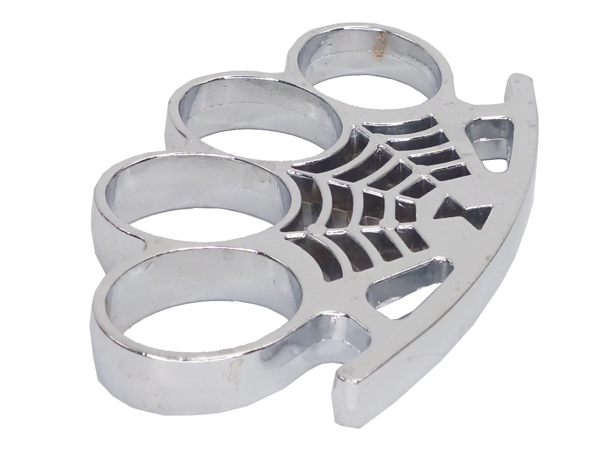 Spider Metal Chrome Knuckle Duster 140gr