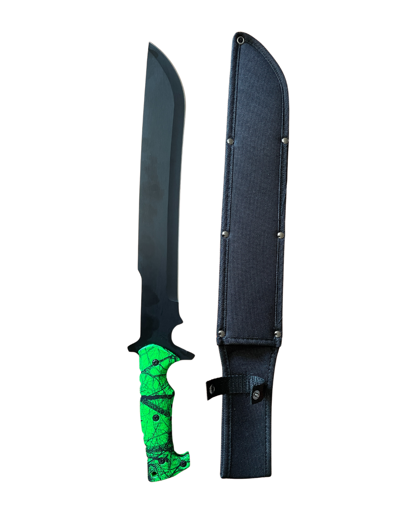 Machette Zombie Killer manche vert 55cm