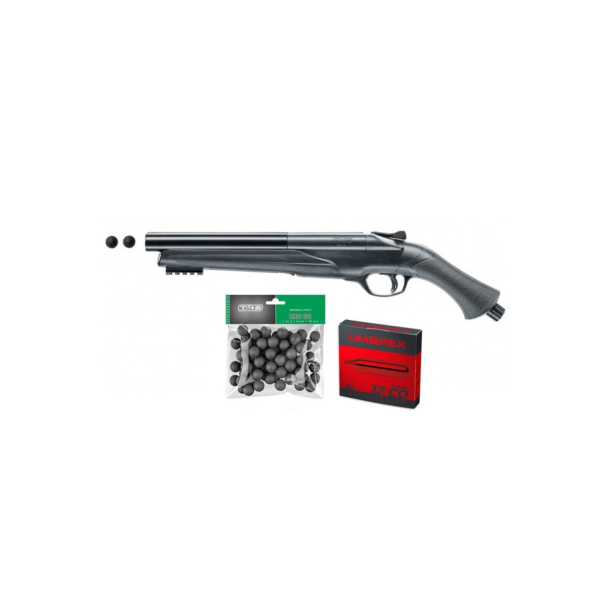 PACK PRET A TIRER T4E TS68 CAL 68 - 16J (50 BILLES RBI68, 5 CART CO2)