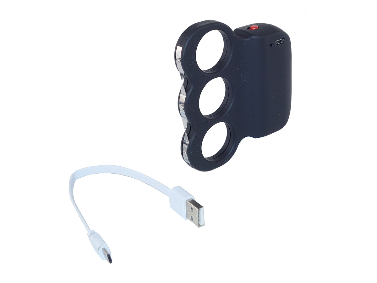 Shocker Z100 3-finger knuckle duster 3,000,000 V rechargeable battery