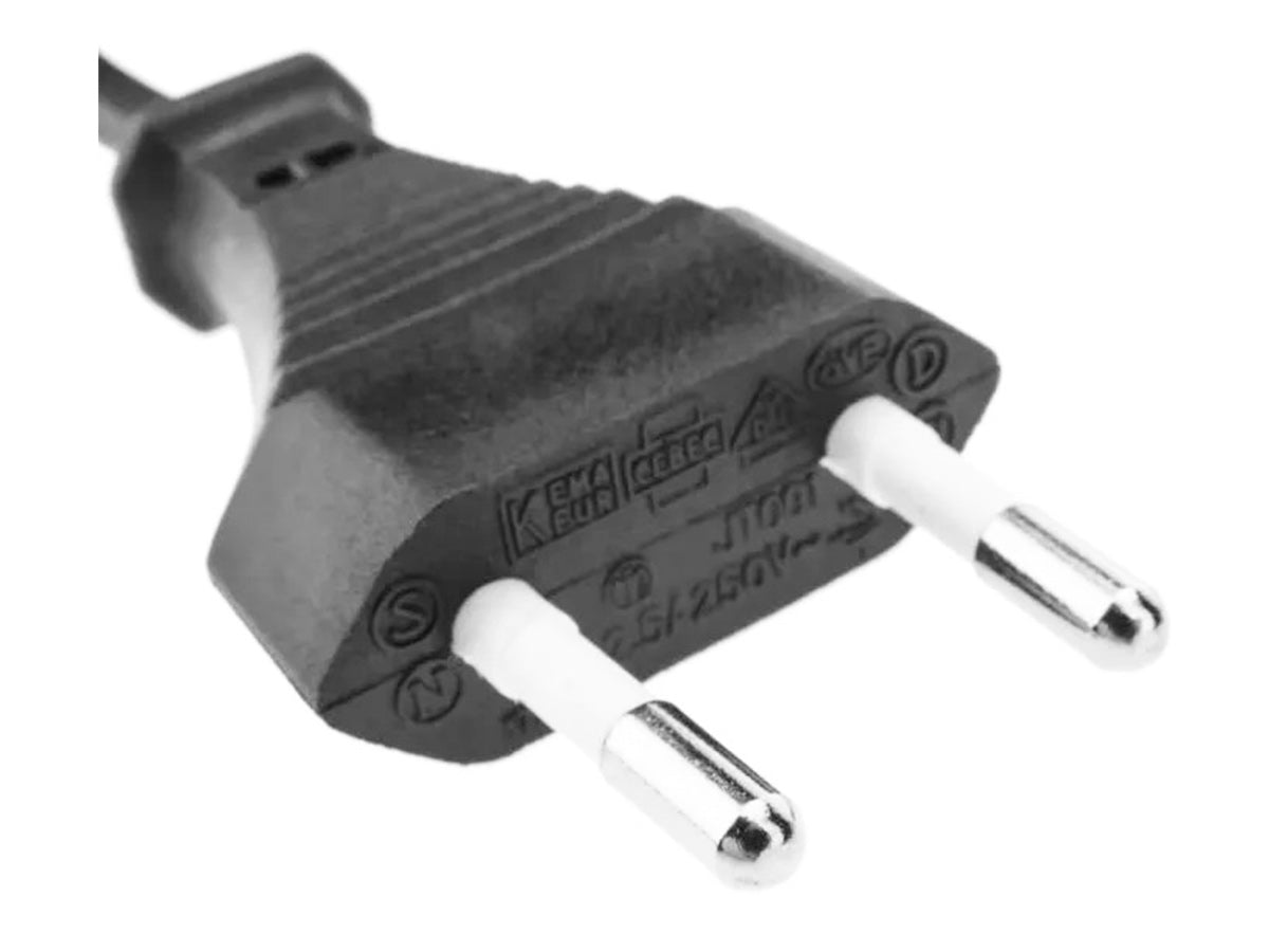 Câble d'alimentation, avec prise EU Connecteur C7, type C (22cm long)