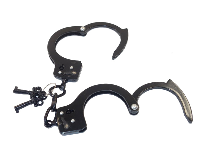 Black keyed handcuffs