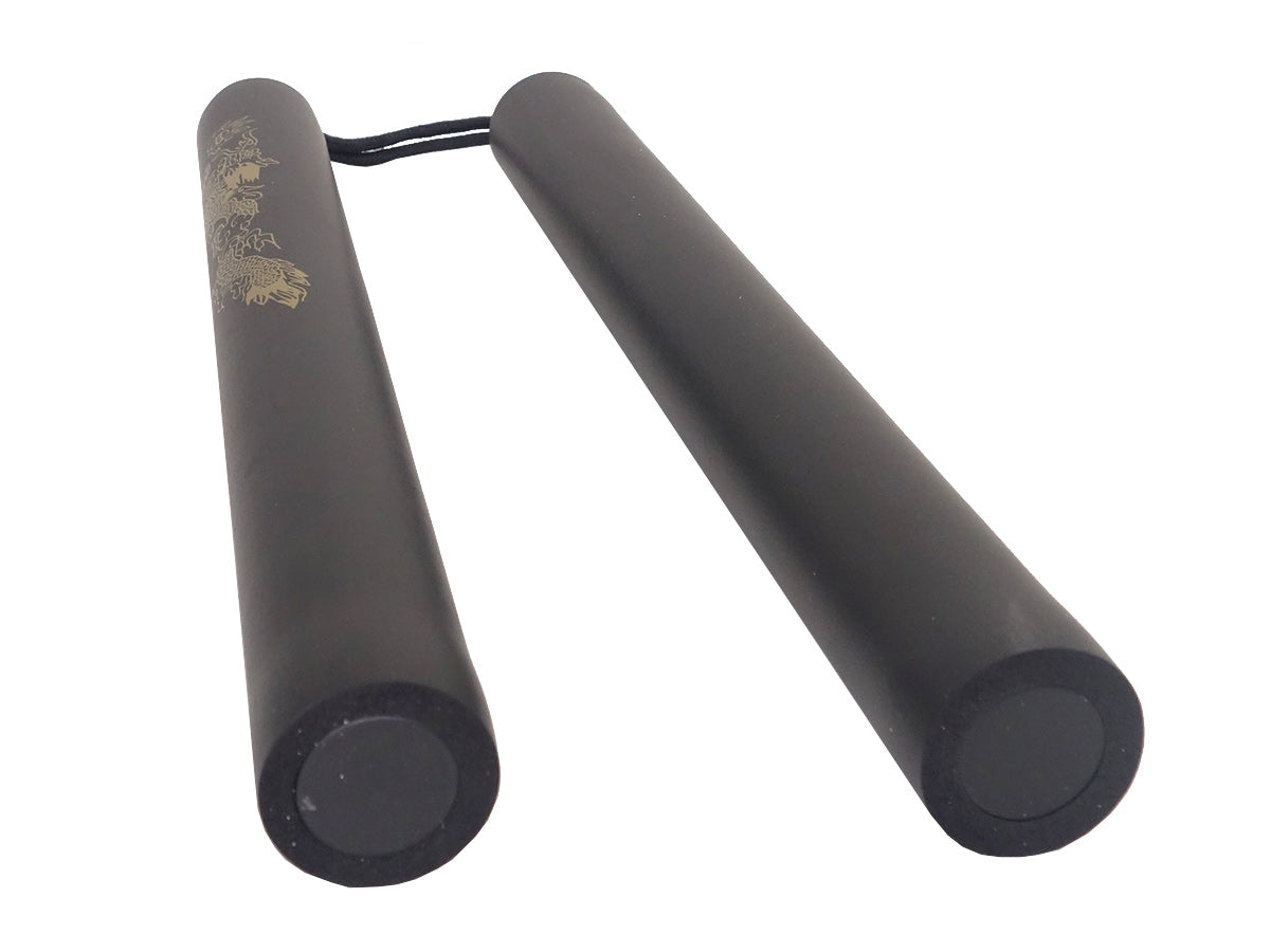 Black Foam Nunchaku 29cm dia. 3.1cm Rope 13cm