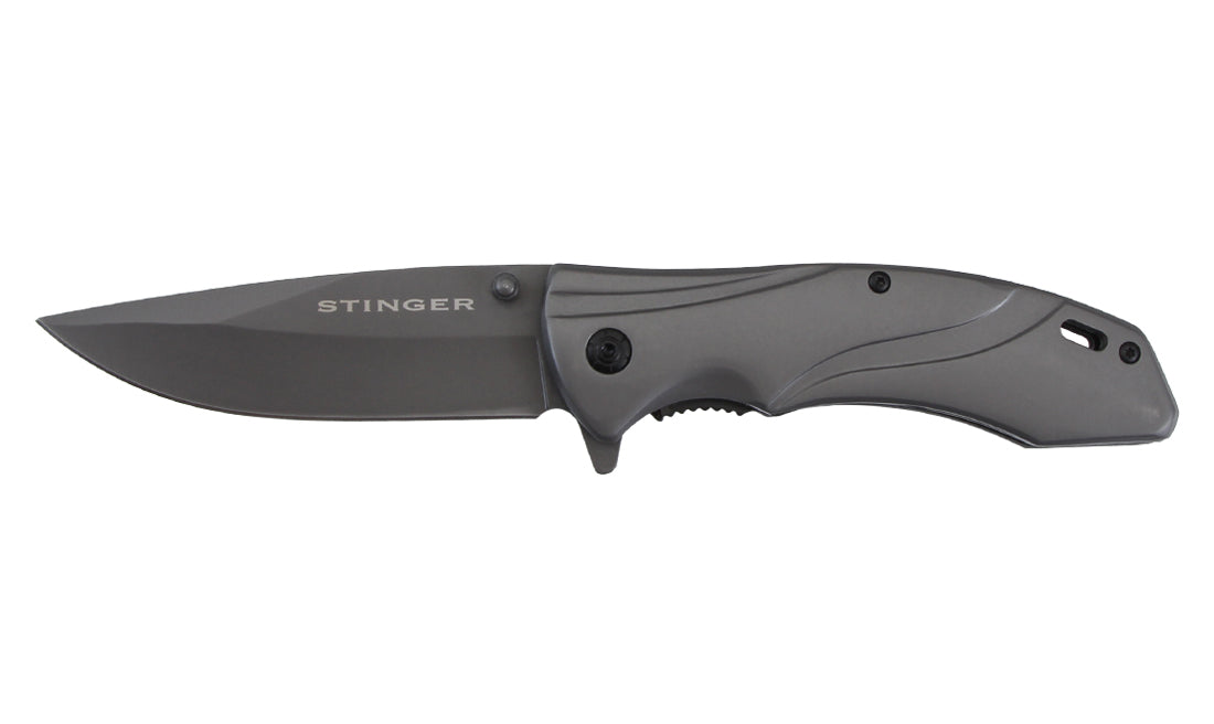 Stinger Scirocco ST3 Folding Knife 9cm Blade Belt Clip