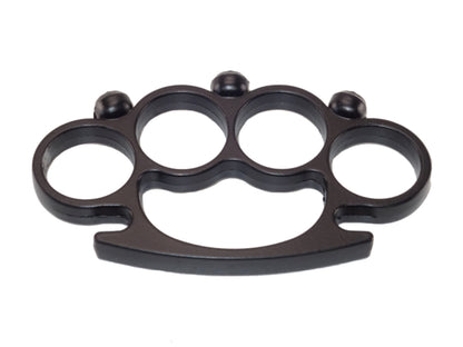 Poing américain Métal 3 Crânes Noir