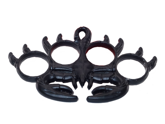 Poing américain Scorpion Noir