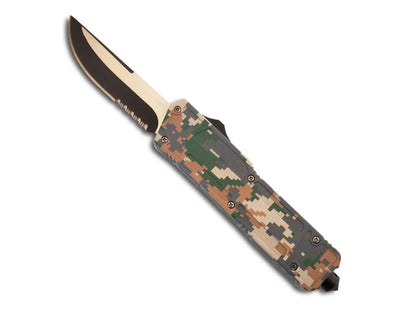 Automatisches Fensterbrechermesser, 9 cm Camo-Klinge