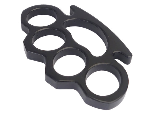 Poing américain Metal Noir 150gr avec étui ceinture nylon