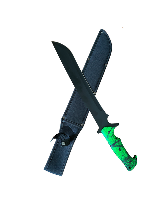 Zombie Killer Machete Grüner Griff 55cm