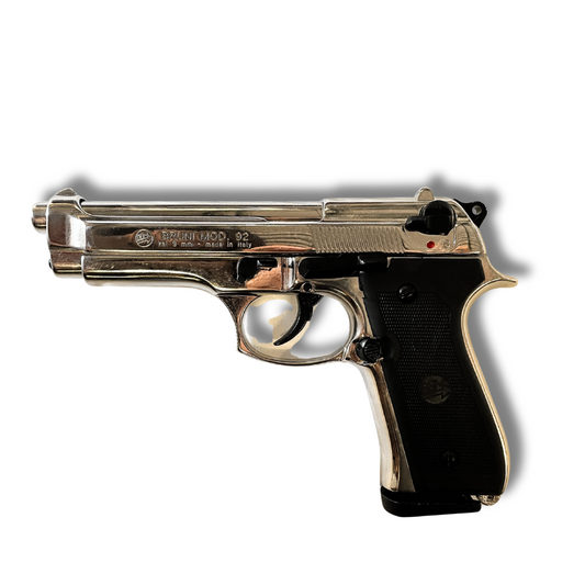 Bruni 92 9mm P.A.K Nickel C12