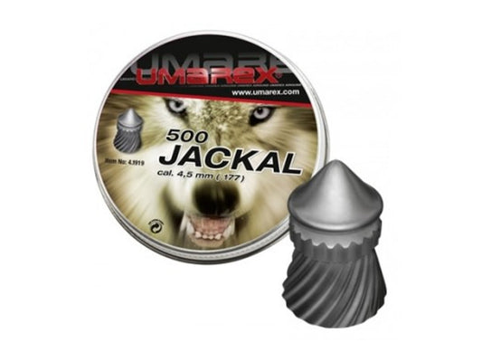 Umarex Plombs pointus spirales Jackal 4.5mm Pellet (x500)