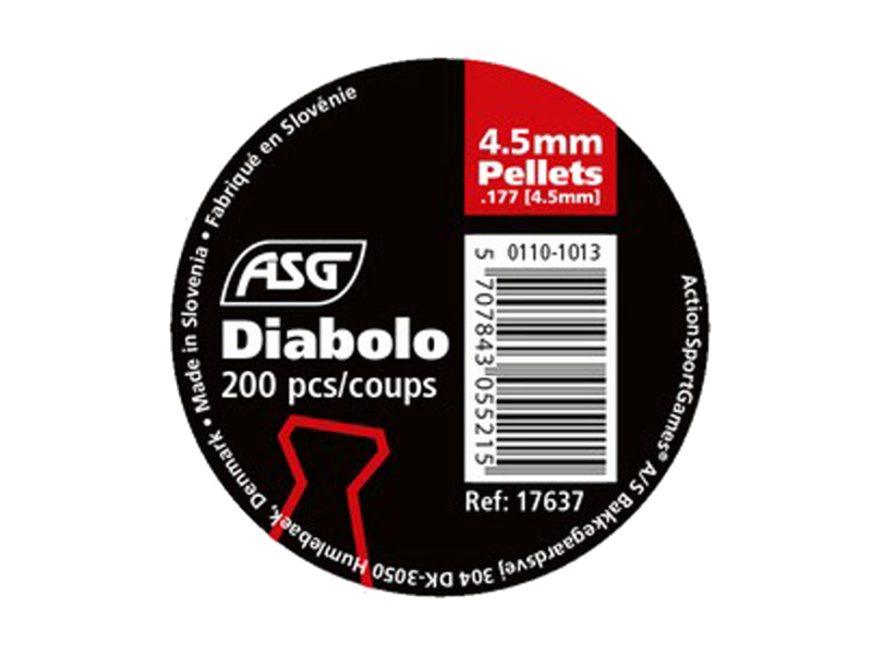 ASG Plombs diabolo 4.5mm (x 200)