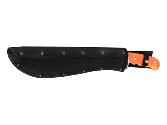 Machette 53cm manche orange + étui cordura