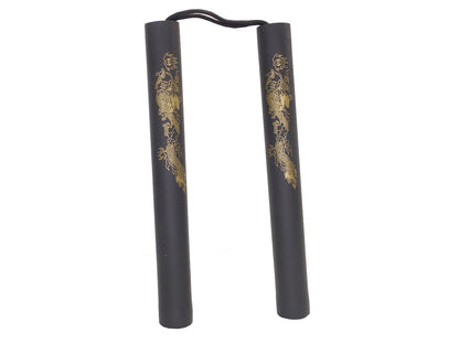 Black Foam Nunchaku 29cm dia. 3.1cm Rope 13cm