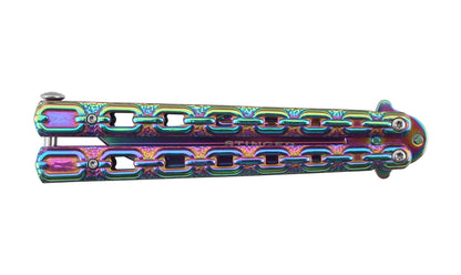 Garbi ST1 Stinger Butterflymesser, eloxierte Klinge, 9,2 cm