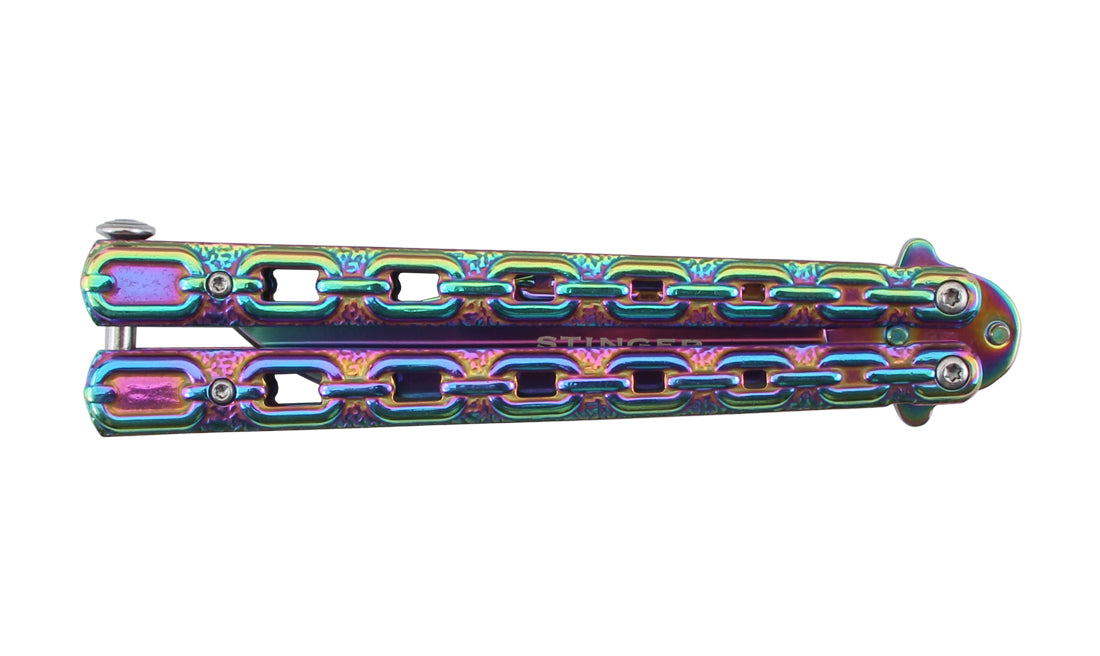 Couteau Papillon Stinger Garbi ST1 Anodisé Lame 9,2cm