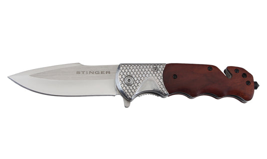 Couteau Lame fixe Stinger Mistral ST2 Lame 10,7cm avec étui