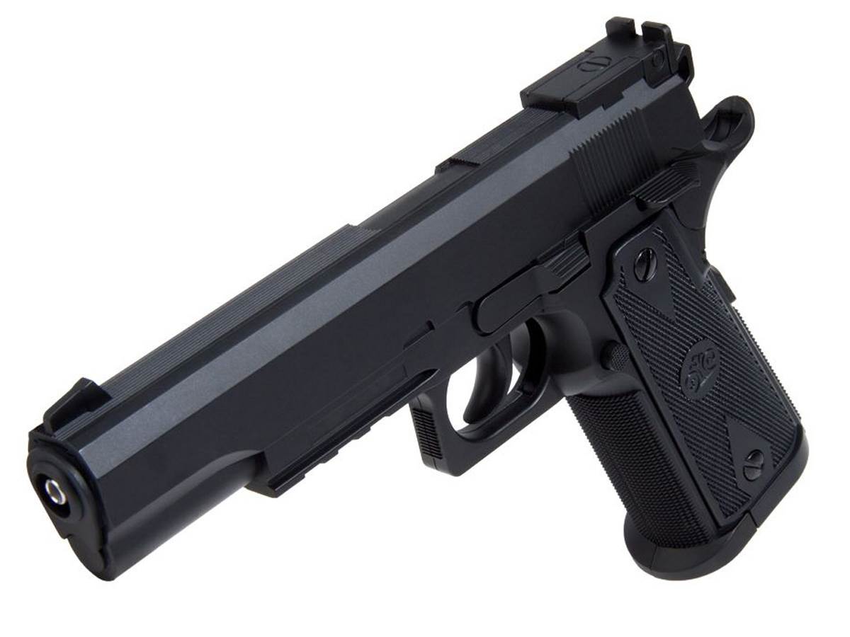 Stinger 1911 Co2 Culasse Fixe Noir 4.5mm bb (.177) 1.5J