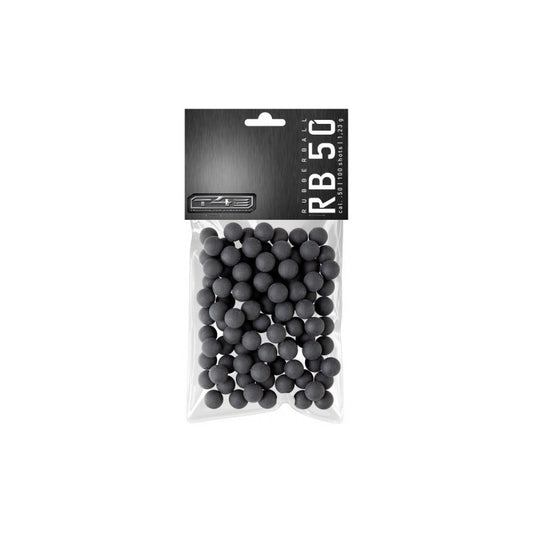 Sachet de 50 balles caoutchouc Cal. 0.50